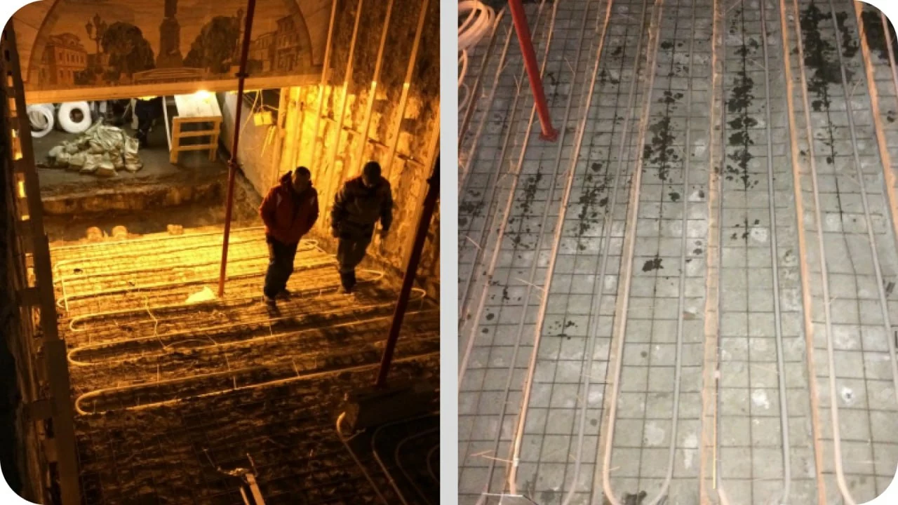 Подогрев лестниц системой снеготаяния USYSTEMS на станции метро «Цветной бульвар» для безопасности пассажиров зимой